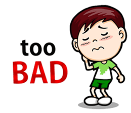 Cool Boy Short Message sticker #14625510