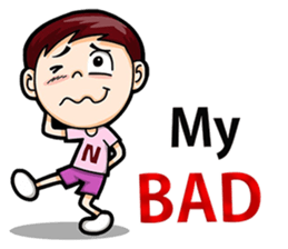 Cool Boy Short Message sticker #14625513