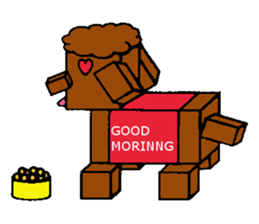 A word from Toy poodle sticker #14625854