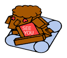 A word from Toy poodle sticker #14625858