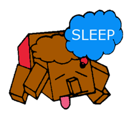 A word from Toy poodle sticker #14625859