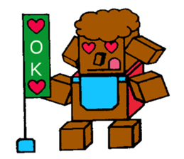 A word from Toy poodle sticker #14625861