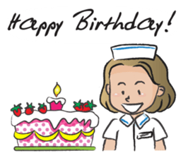 little nurse cute cute sticker #14626455