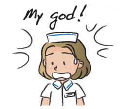 little nurse cute cute sticker #14626472