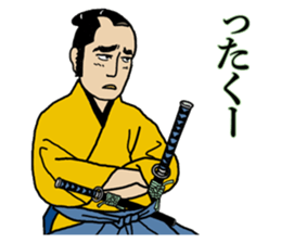 Samurai conversation sticker #14627010