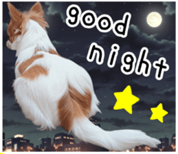 my dog hana 3 sticker #14627411