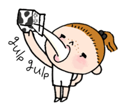 Anni & Yon say hello in English sticker #14627880