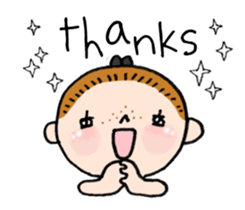 Anni & Yon say hello in English sticker #14627883