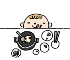 Anni & Yon say hello in English sticker #14627889