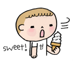 Anni & Yon say hello in English sticker #14627890