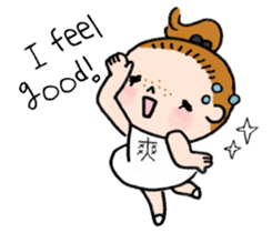 Anni & Yon say hello in English sticker #14627893