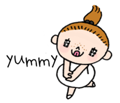 Anni & Yon say hello in English sticker #14627894