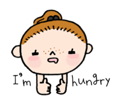 Anni & Yon say hello in English sticker #14627896