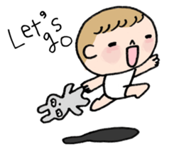 Anni & Yon say hello in English sticker #14627900