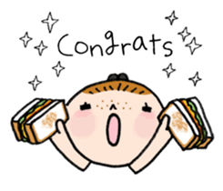 Anni & Yon say hello in English sticker #14627903