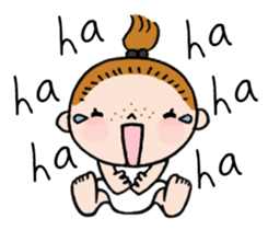 Anni & Yon say hello in English sticker #14627906