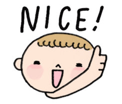 Anni & Yon say hello in English sticker #14627908