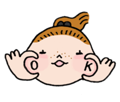 Anni & Yon say hello in English sticker #14627909