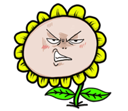 Sunflower mood sticker #14628030