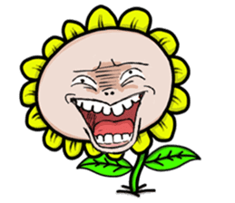 Sunflower mood sticker #14628037