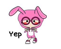 Baby Bunny Girl sticker #14628254