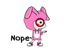 Baby Bunny Girl sticker #14628255