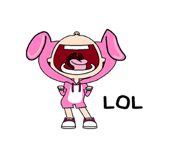 Baby Bunny Girl sticker #14628257
