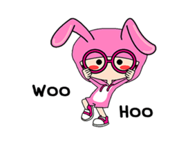 Baby Bunny Girl sticker #14628259