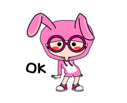 Baby Bunny Girl sticker #14628261