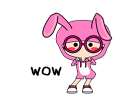 Baby Bunny Girl sticker #14628262