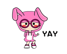 Baby Bunny Girl sticker #14628265