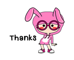 Baby Bunny Girl sticker #14628267