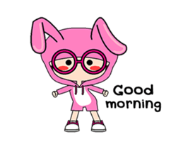 Baby Bunny Girl sticker #14628268