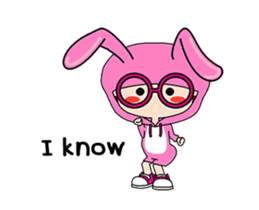 Baby Bunny Girl sticker #14628270