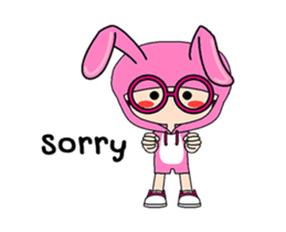 Baby Bunny Girl sticker #14628272