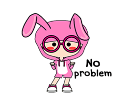 Baby Bunny Girl sticker #14628273