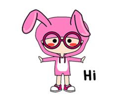 Baby Bunny Girl sticker #14628276