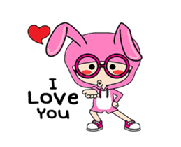 Baby Bunny Girl sticker #14628277
