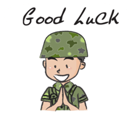 little soldier cute cute sticker #14628301