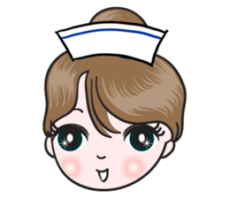 big eyes nurse sticker #14628318