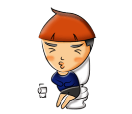 A Little Boy & Girl sticker #14628384