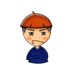 A Little Boy & Girl sticker #14628390