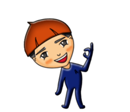 A Little Boy & Girl sticker #14628391