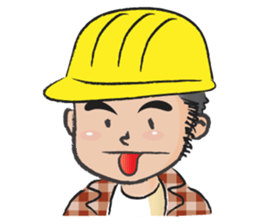 little worker sticker #14628990