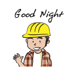 little worker sticker #14629011