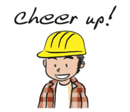 little worker sticker #14629017