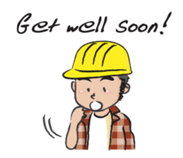 little worker sticker #14629026