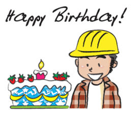 little worker sticker #14629028