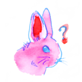Rabbit in rebellious period sticker #14629685