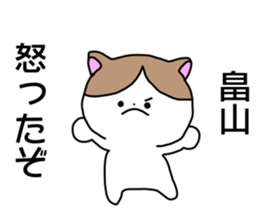 Name sticker Hatakeyama can be used sticker #14630769